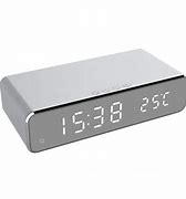 Image result for Desktop Alarm Clock with Wireless Charger
