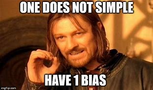 Image result for The Bias Is Real Meme
