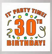 Image result for 30th Birthday Poster