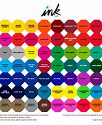 Image result for Screenprint Ink Color Chart