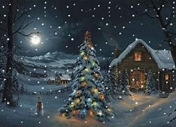 Image result for Animated Snow Scene Merry Christmas