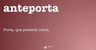 Image result for anteporta