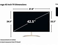 Image result for TV Screen Size Dimensions