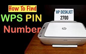 Image result for What Is WPS PIN On HP Printer