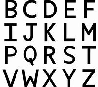 Image result for ABC Alphabet Black and White