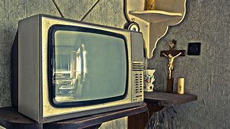 Image result for Side View of an Old TV Monitor