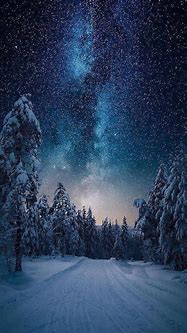 Image result for Winter Night iPhone Wallpaper