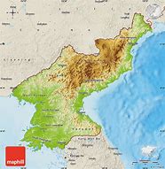 Image result for North Korea Relief Map