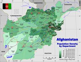 Image result for Afghanistan Population Map