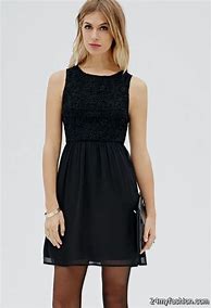 Image result for Black Lace Dress Forever 21