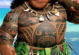 Image result for Maui Stomach Tattoo Moana