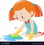 Image result for Child Cleaning Clip Art