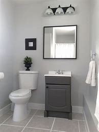 Image result for Dark Gray Paint Bathroom