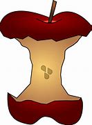 Image result for Rotten Apple Core Silhouette