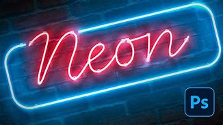 Image result for Neon Effect Photoshop