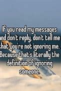 Image result for Don't Ignore One Who Ignore Everybody for Us