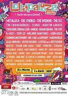 Image result for Lollapalooza 2018 Argentina Line Up