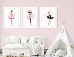 Image result for Ballerina Wall Art