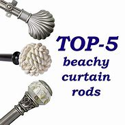 Image result for Beach Curtain Rod Finials