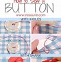 Image result for Easy Way to Sew On Buttons