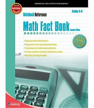 Image result for Math Facts Book