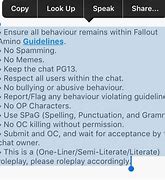 Image result for Amino Chat Rules Template
