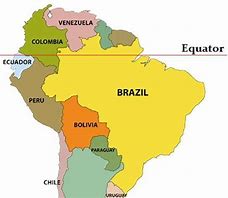 Image result for South America Country Map