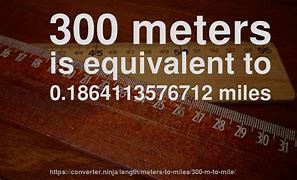 Image result for How Long Is 300 Meters