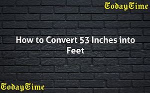 Image result for Inches to Feet Conversion