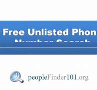 Image result for Unlisted Phone Number Search
