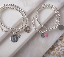 Image result for Silver Friendship Bracelets