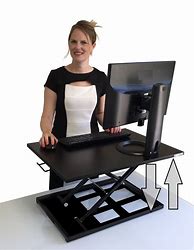 Image result for Adjustable Sit-Stand Workstation