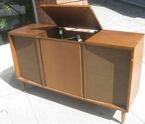 Image result for Silver Tone Stereo Console