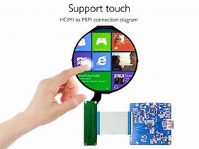 Image result for Round LCD Touch Screen Front Housing
