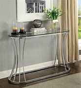 Image result for Chrome Sofa Table