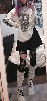 Image result for Alt Goth Outfits