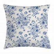 Image result for Blue Floral Pillows