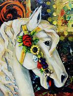 Image result for Carousel Horse Painting