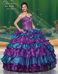 Image result for Rose Themed Prom Dress