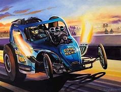Image result for Cartoon Drag Racing Cars