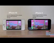 Image result for iPhone 5 vs 4S Size