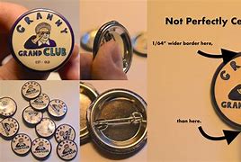 Image result for Custom Pin Back Buttons