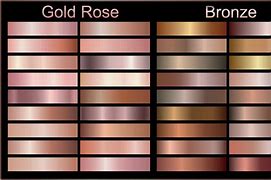 Image result for Bronze Color vs Rose Gold
