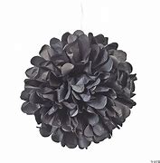 Image result for Tissue Pom Poms Black
