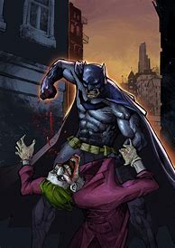 Image result for Batman V Joker Comic Art