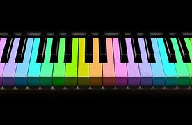 Image result for Rainbow Piano Keyboard