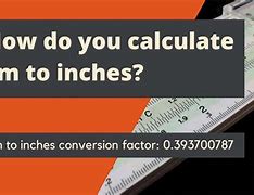 Image result for Cm to Inches Conversion Calculation