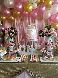 Image result for Pink and Gold Decorations