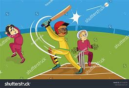 Image result for 3 Boys Playing Cricket Cartoon
