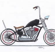 Image result for Chopper Motorcycle Cartoon